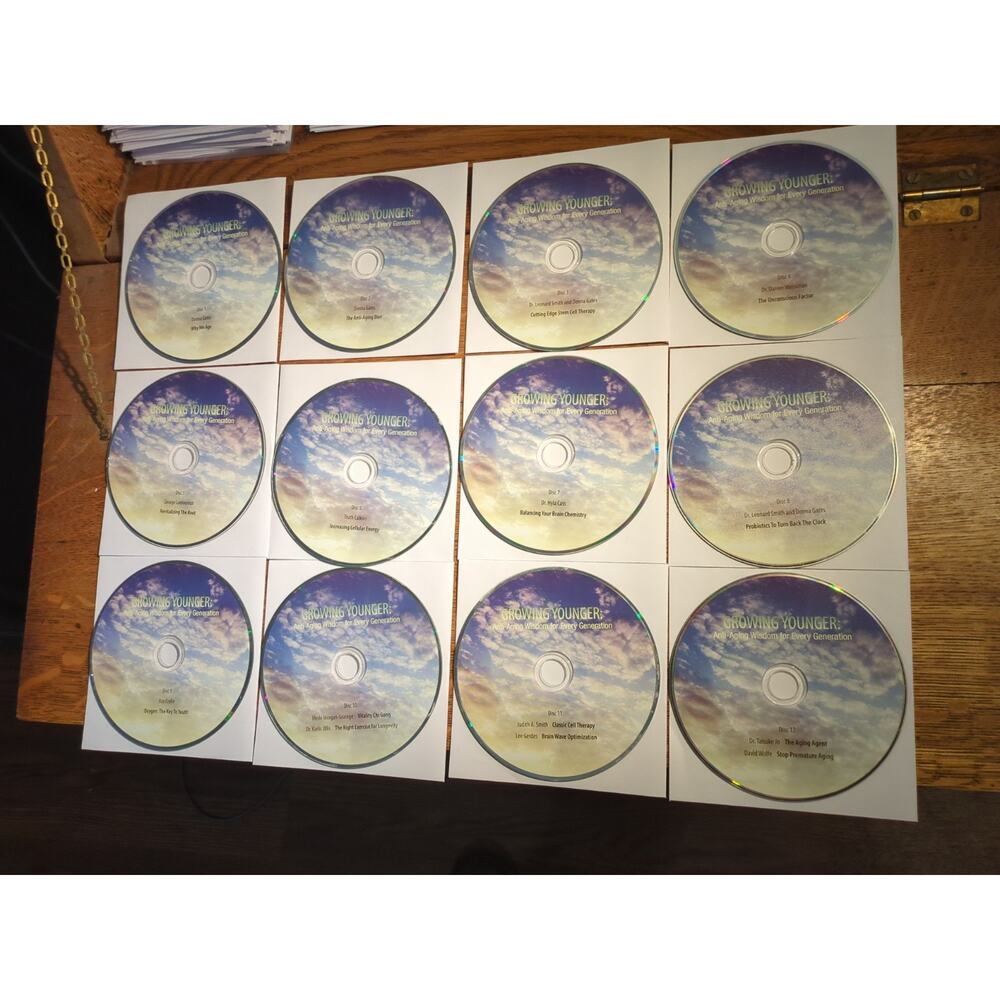 Growing Younger Anti-aging Wisdom For Every Generation 12 Disc Set Disc Only